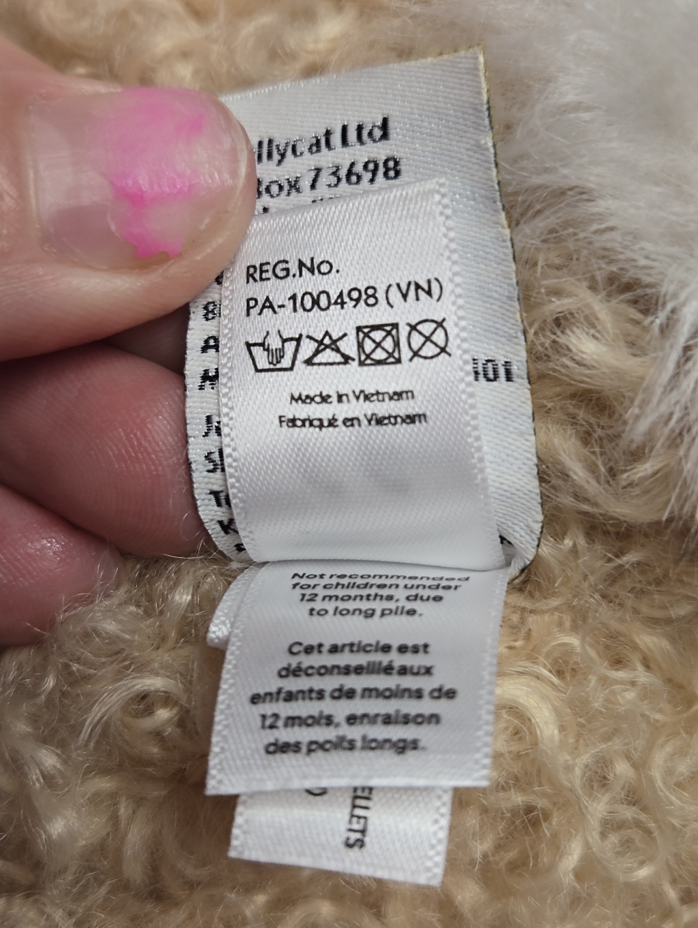 Jellycat Bashful Luxe Bunny Curly - Medium NWT Retired Rare - Picture 12 of 15
